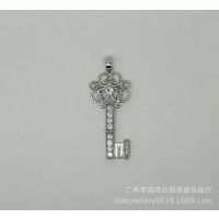 【925银微镶嵌款 silver pendant 925银吊坠 金银首饰加工 首饰工厂图片】925银微镶嵌款 silver pendant 925银吊坠 金银首饰加工 首饰工厂 - 广州市荔湾区恒鼎盛饰品行